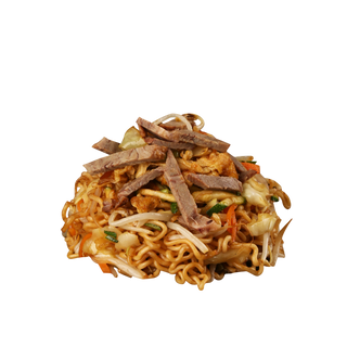 63. Spaghetti ramen con manzo