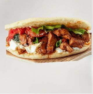 Batbout Poulet Pesto