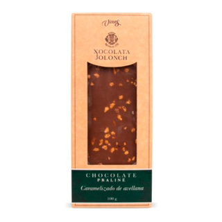 Chocolate praliné con caramelizado de avellana Jolonch 100 Gr.