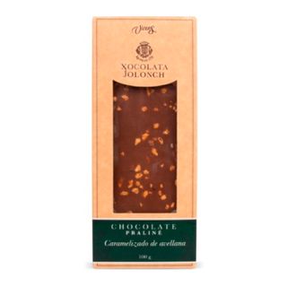 Chocolate praliné con caramelizado de avellana Jolonch 100 Gr.