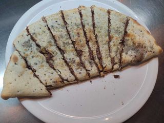 Mezza schiacciata solo nutella