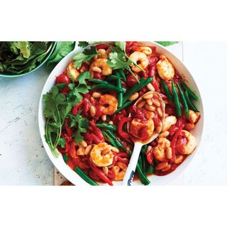 Sizzling Prawns and Capsicum