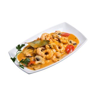 37 Gambas Con Champiñones