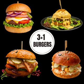 BURGER 3+1- GROUP FAVORITE