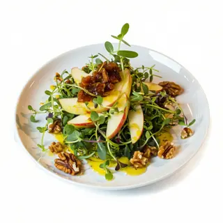 Ensalada De Brotes Vivos Con Foie