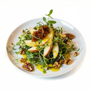 Ensalada De Brotes Vivos Con Foie