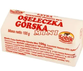 Sobik Masło Extra Osełeczka Górska Mini