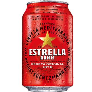 Estrella Damm Cerveza Lata 33cl