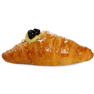Croissant con crema e amarena