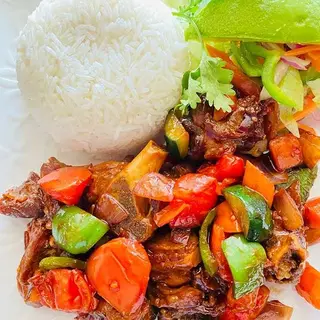 Pan Fried Goat