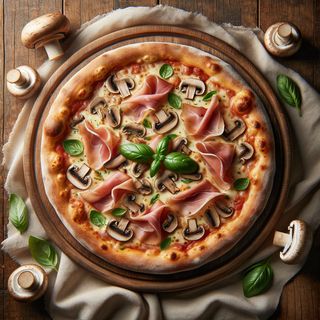 Pizza Prosciutto e Funghi Ø32cm