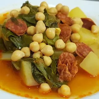 JUEVES Potaje de garbanzos 