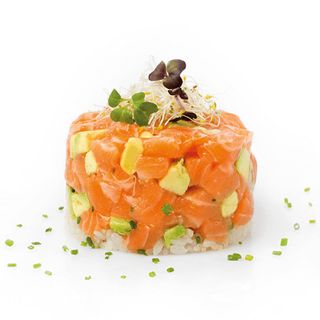 Tartar salmón