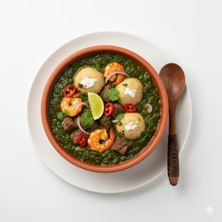 Amala and ewedu soup