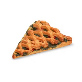Triangulo de hojaldre de espinaca
