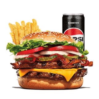 Double Bacon & Cheese Whopper Meal