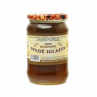 Miód spadziowy spadź iglasta 500g Rodzinna Pasieka Sudnik