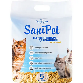 Наповнювач дерево SANI PET універсальний  5кг
