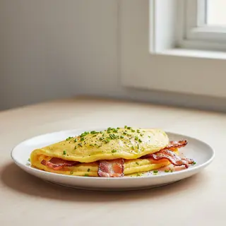 Omleta cu bacon