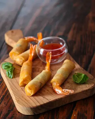 THAI PRAWN FIRE CRACKERS  4 P