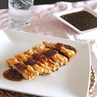 43. Pollo con salsa de ajo