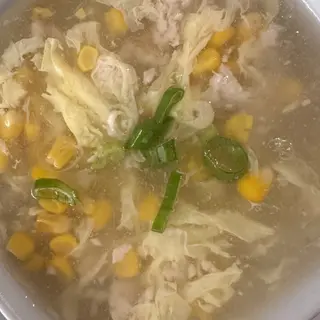 Zuppa mais pollo