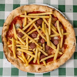 Salchicha Frankfurt y Papas Fritas