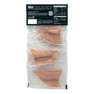 Filetes De Salmón Premium Pack 4 Uds. 400 Gr.