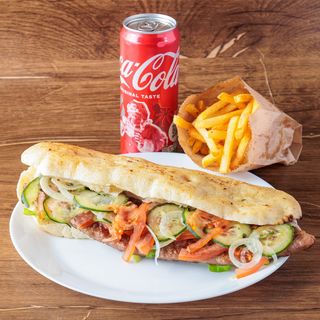 Šiš sir 190g + pomfrit 125g + Coca-Cola limenka 0.33l