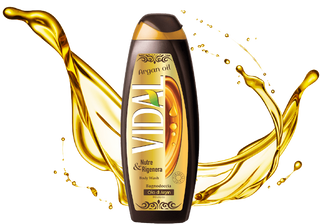 Vidal spuma de baie 500ml ulei de argan