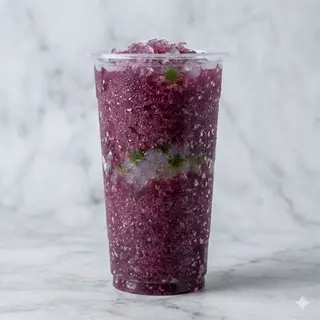 Granita all'uva viola