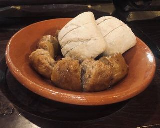 Alheira em forno a lenha