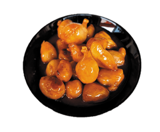 Панирани пилешки хапки в сладко-кисел сос (450г)