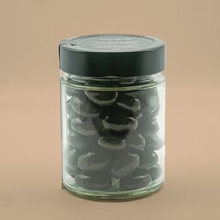 Dragées glacées aux amandes caramélisées enrobées de chocolat noir