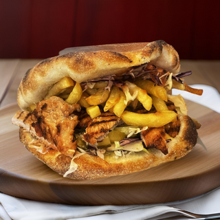 Sandwich cu ceafa de porc 600g