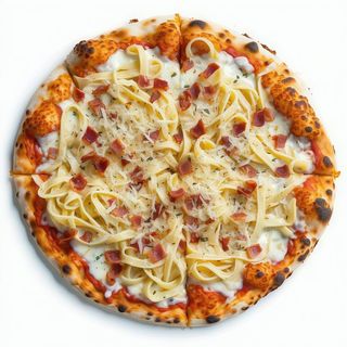 Pizza Familiar Carbonara (30X40 Cm.)