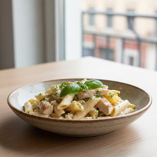 Spaghete/penne con Pollo