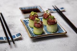 Gunkans Pepino Com Atum 4 Peças