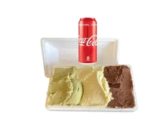 Vaschetta 500 g + 1 Coca-Cola Lattina 330ml