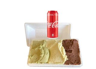 Vaschetta 500 g + 1 Coca-Cola Lattina 330ml