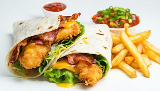 Crispy bacon wrap