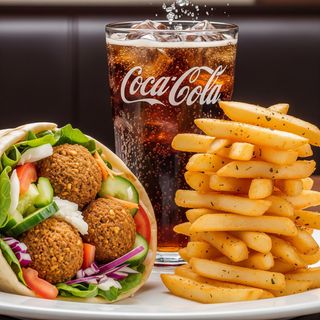 Menù piadina falafel