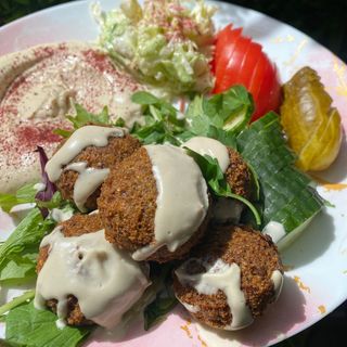 Falafel dish (vegetarian)