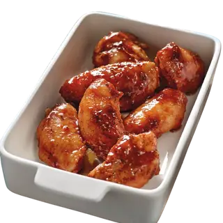 Alitas de pollo con salsa del chef (ración)