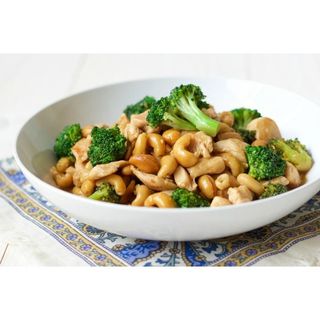 Chicken cashewnuts and broccoli