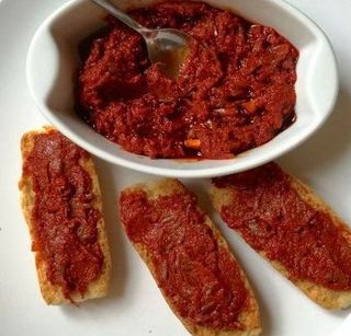 Crostini di sardella calabrese