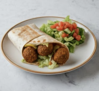 Shawarma Falafel Con Huevo