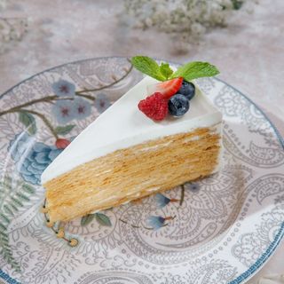 Крем қосылған бал торты/Медовый со сливочным кремом