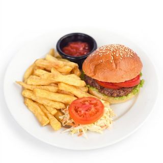 Kiddie Chicken Burger & Fries