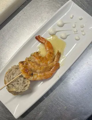 Brocheta De Langostinos